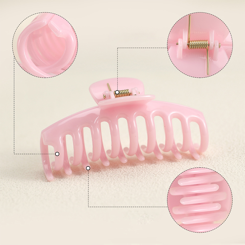Dragon Bone Injected Plastic Hair Claw Clip