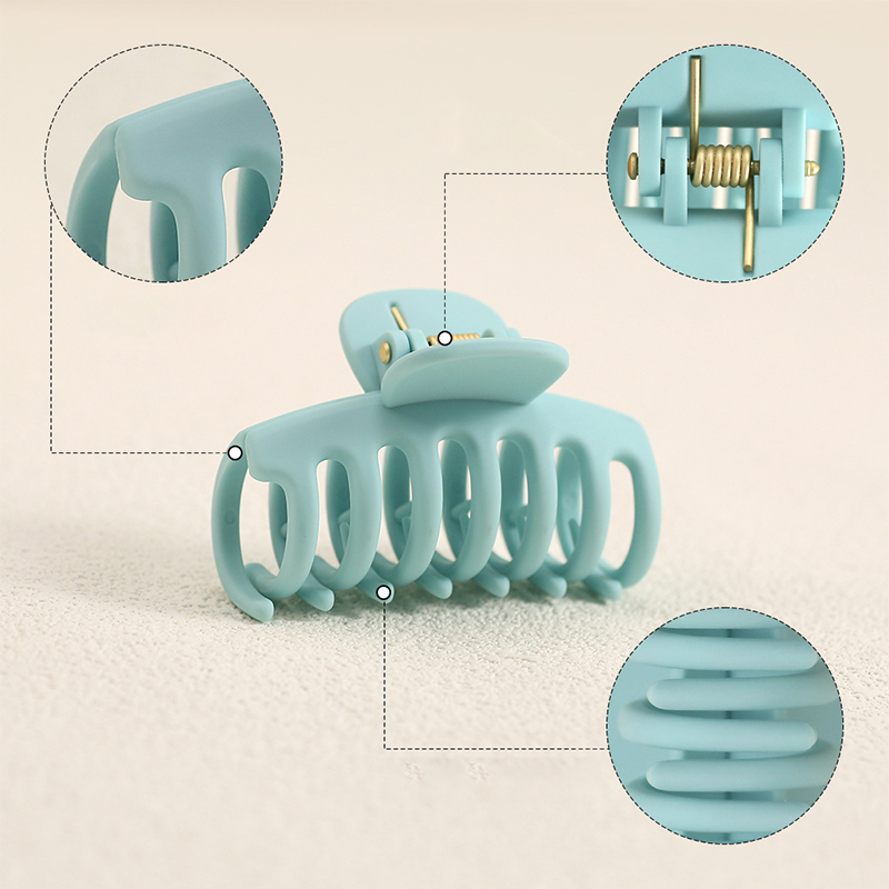 Keel Rubber Injected Plastic Hair Claw Clip