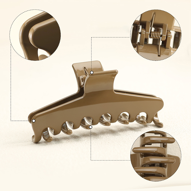 Hanger Style Injected Plastic Hair Claw Clip