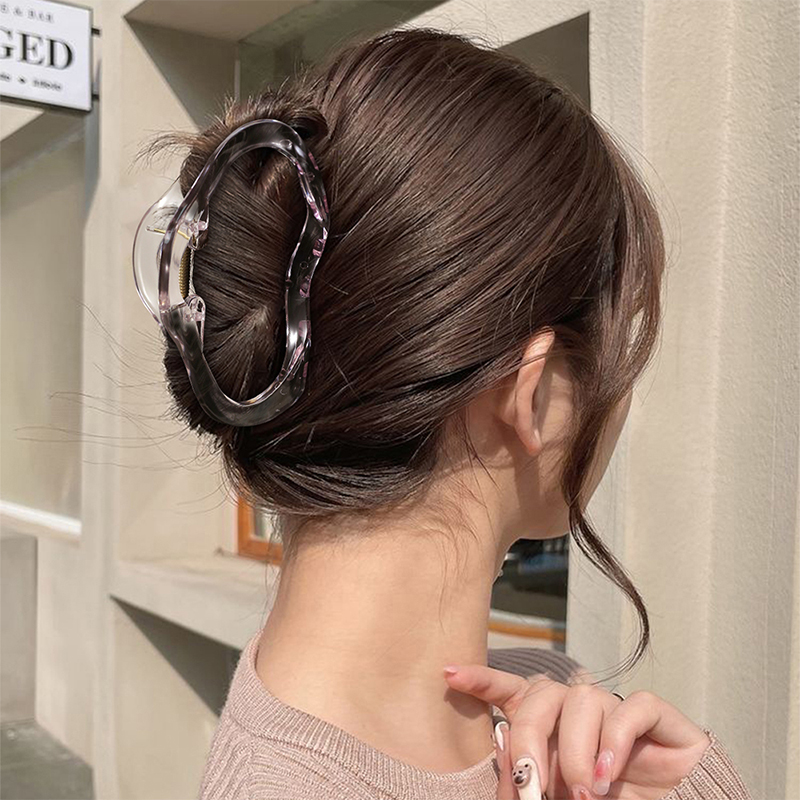 Cloud Injected Plastic Hair Claw Clip