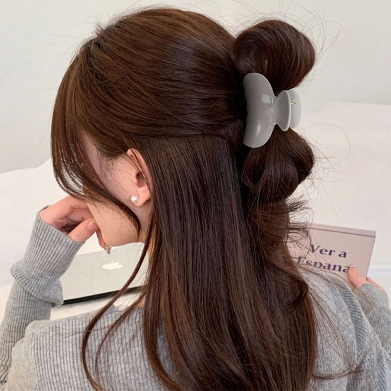Fan-Shaped Injected Plastic Hair Claw Clip