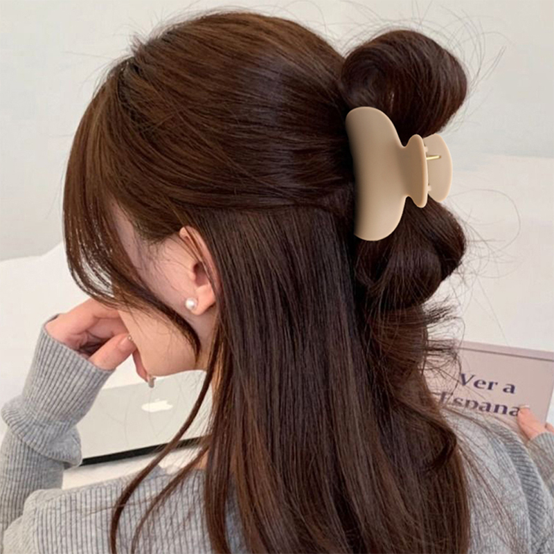Fan-Shaped Injected Plastic Hair Claw Clip