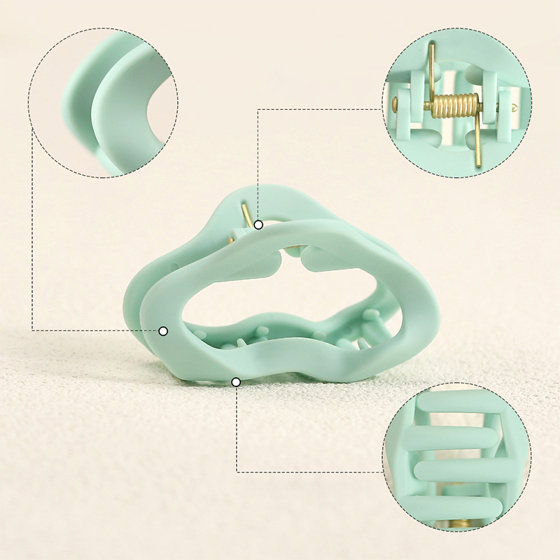 Cloud Eraser Injected Plastic Hair Claw Clip