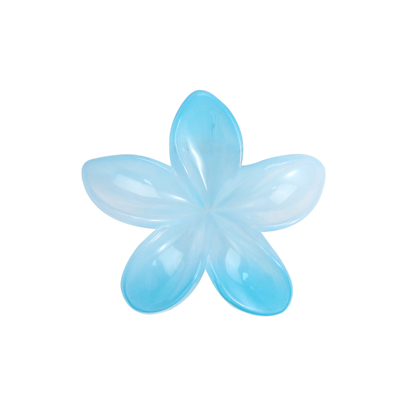 Plumeria ABS injected plastic hair claw clip