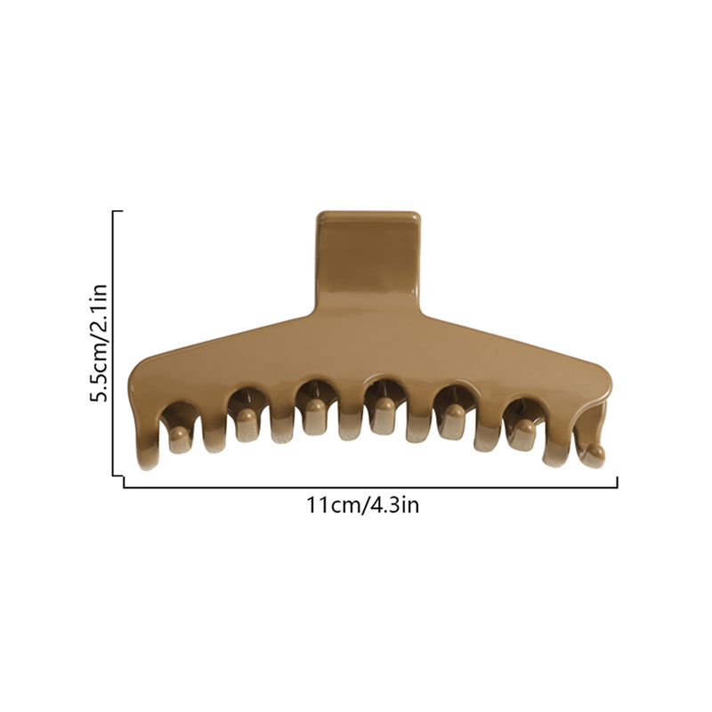 Hanger Style Injected Plastic Hair Claw Clip