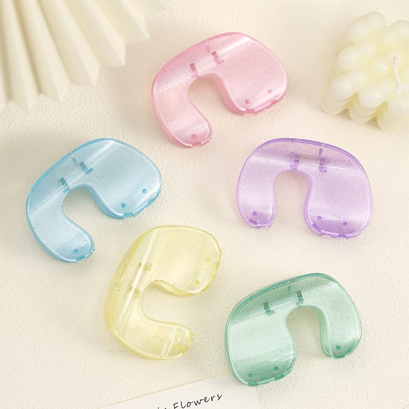 C-Shaped Injected Plastic Hair Claw Clip