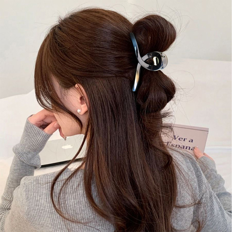 Cross Injected Plastic Hair Claw Clip