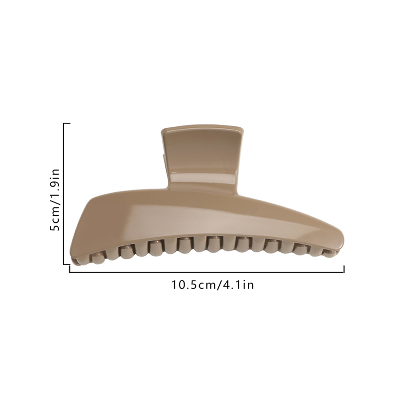 Small plastic hair claw clip with one line tilting injection