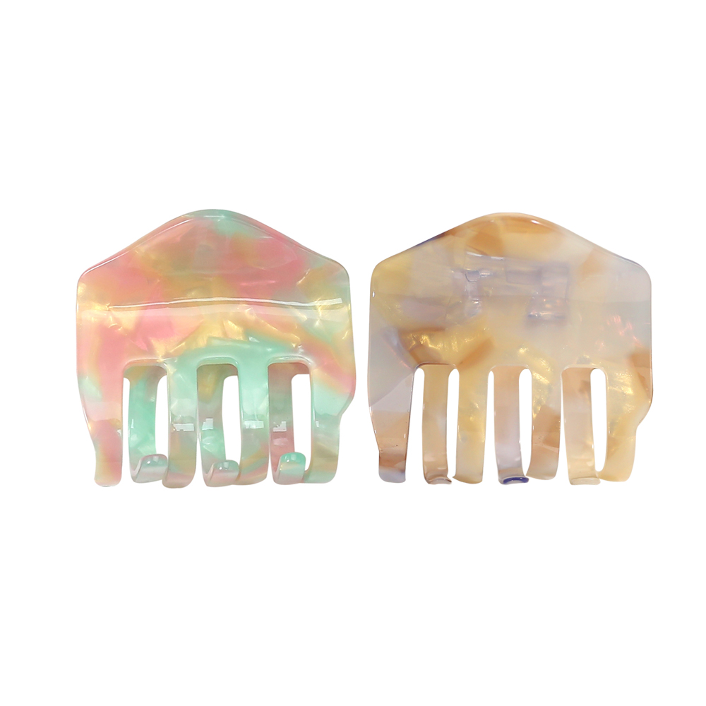 Small Square Acetate Hair Claw Clip