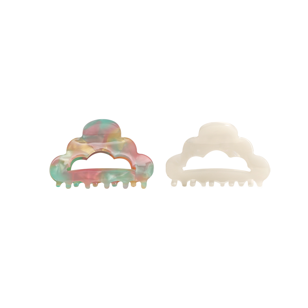 Cloud Shape Hollow Acetate Hair Claw Clip