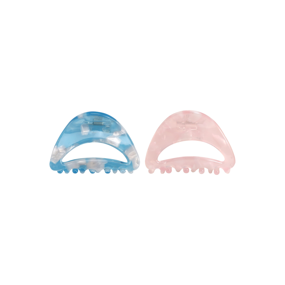 Arc Notch Acetate Hair Claw Clip