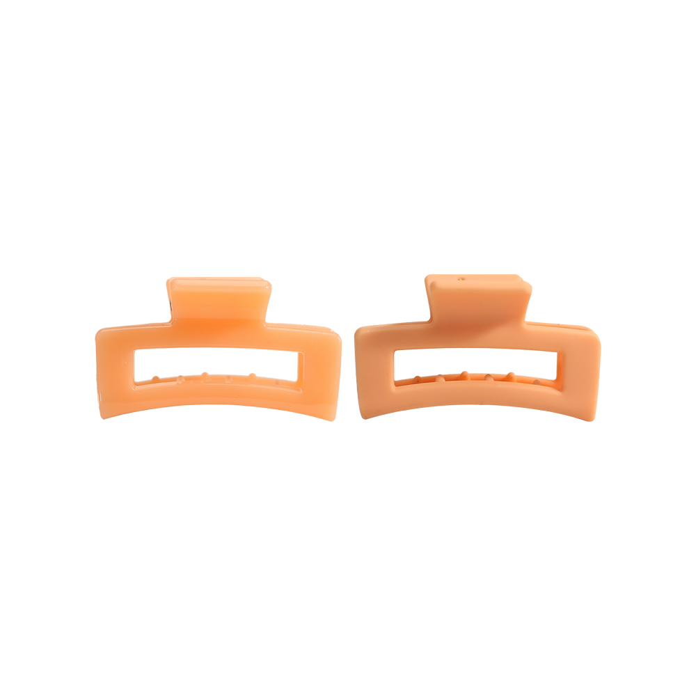 Small Square Injected Plastic Hair Claw Clip
